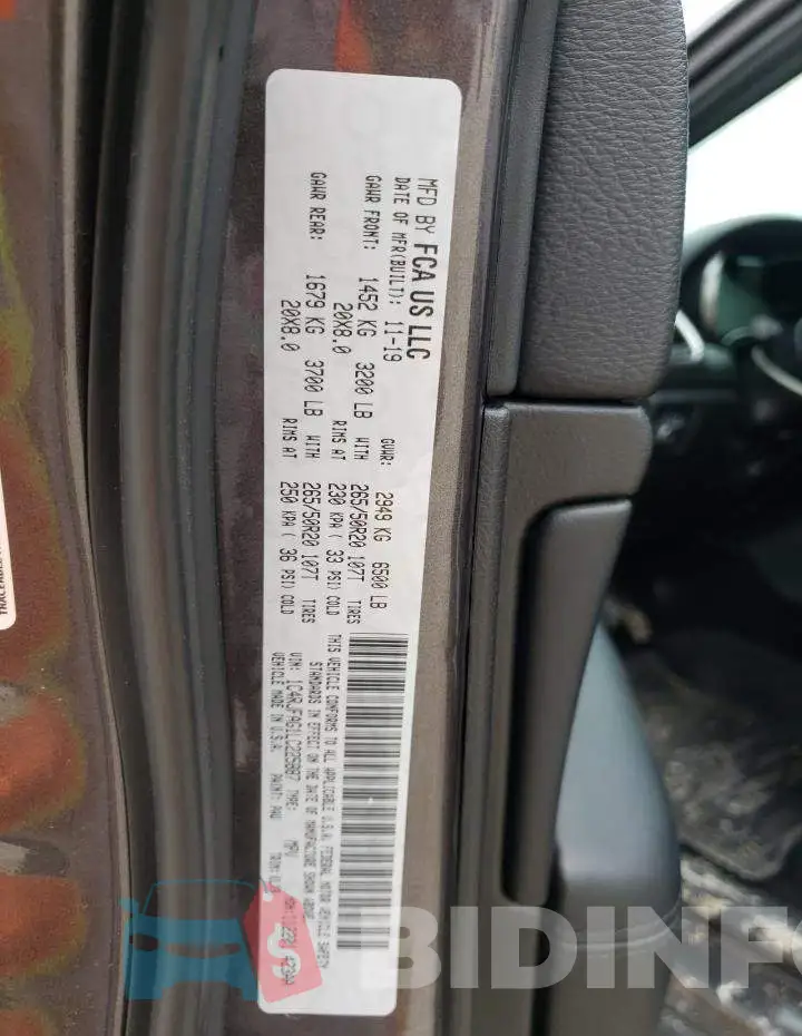 1C4RJFAG1LC225887 Photo# 10