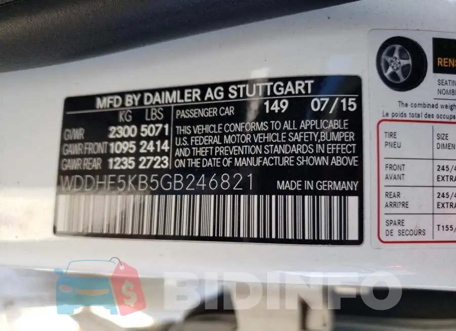 WDDHF5KB5GB246821 Photo# 10