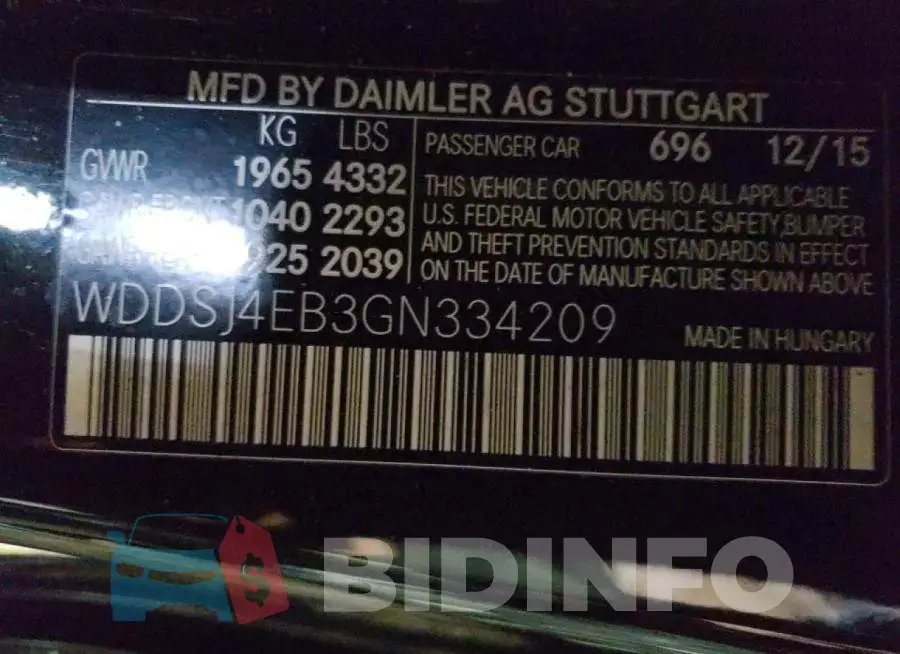 WDDSJ4EB3GN334209 Photo# 10