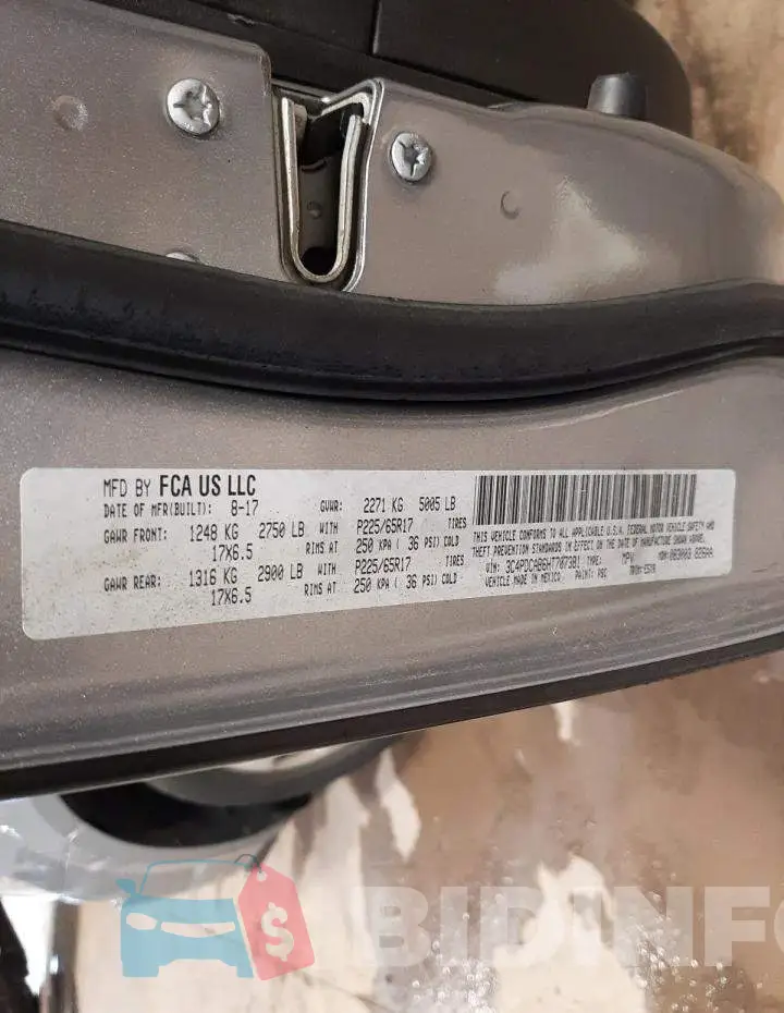 3C4PDCAB6HT707381 Photo# 10