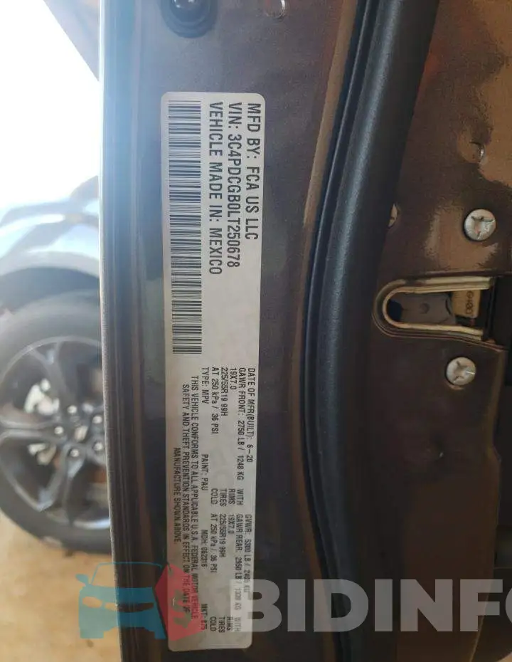 3C4PDCGB0LT250678 Photo# 10