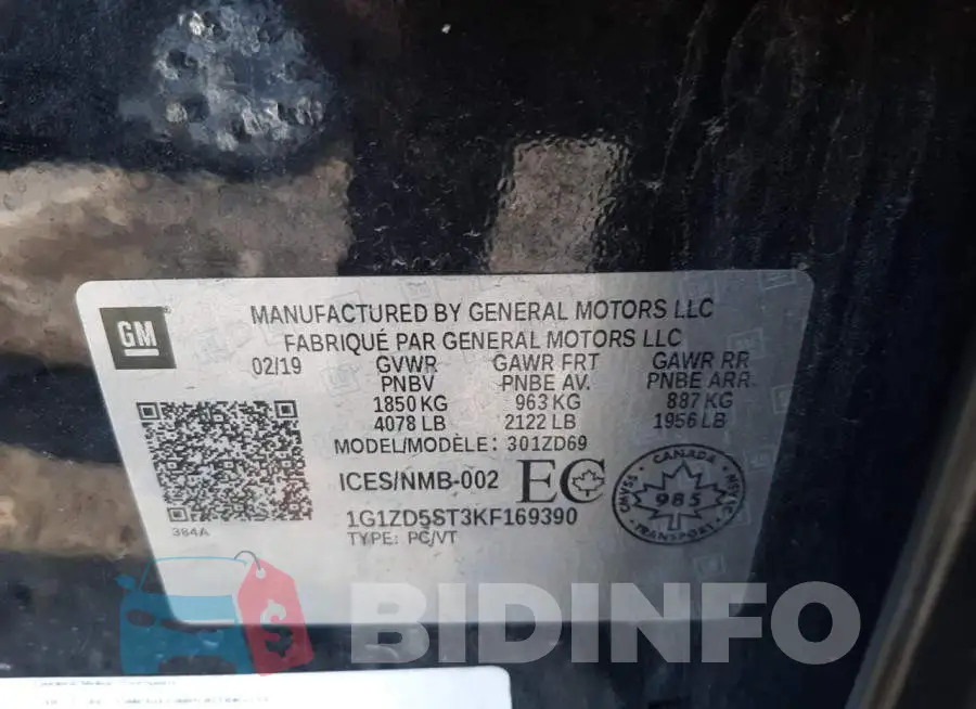1G1ZD5ST3KF169390 Photo# 10
