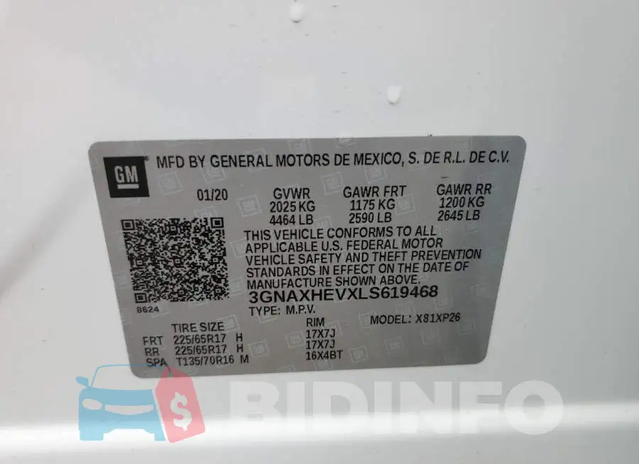 3GNAXHEVXLS619468 Photo# 10