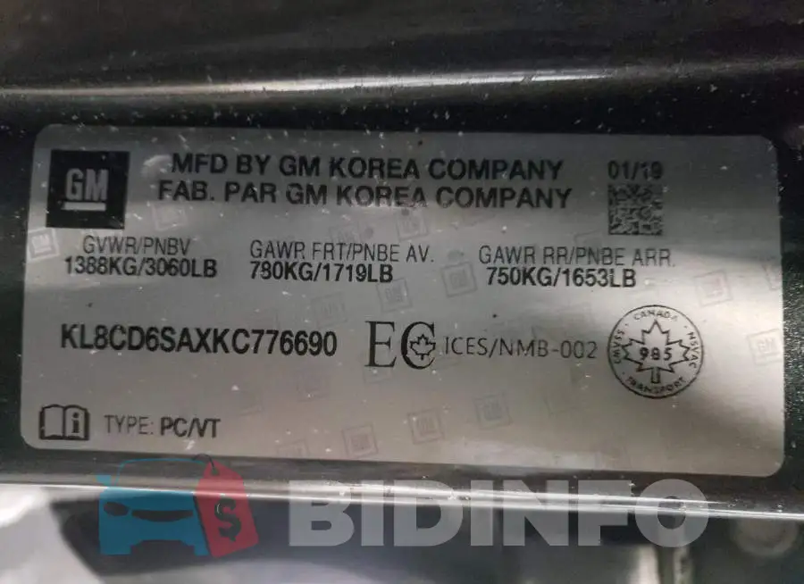KL8CD6SAXKC776690 Photo# 10