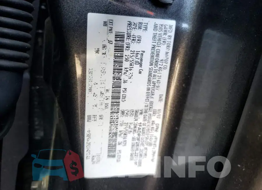 1FADP3F28HL227346 Photo# 10