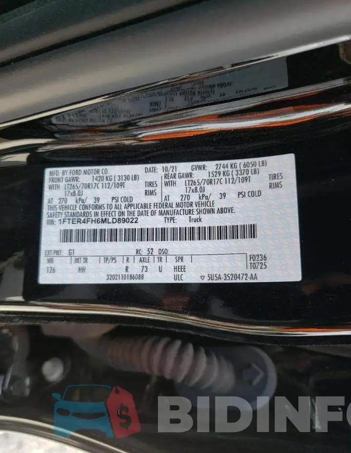 1FTER4FH6MLD89022 Photo# 10
