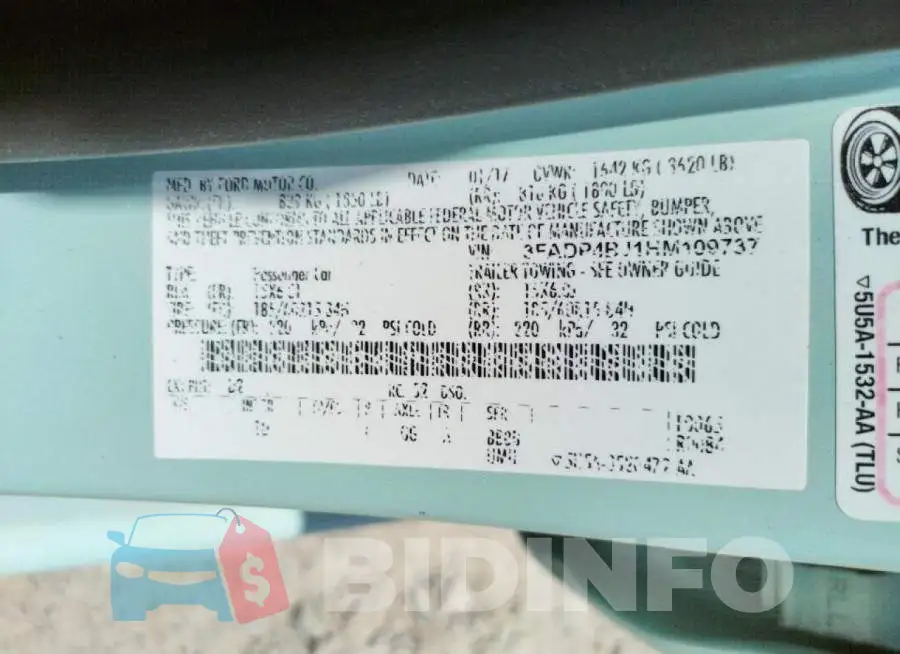 3FADP4BJ1HM109737 Photo# 10