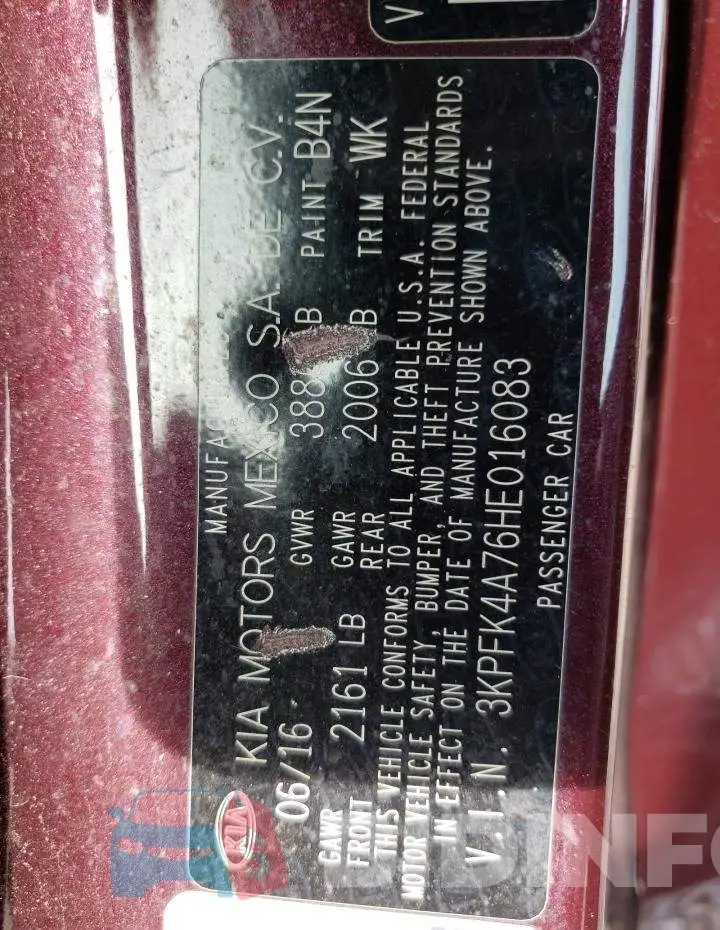3KPFK4A76HE016083 Photo# 10