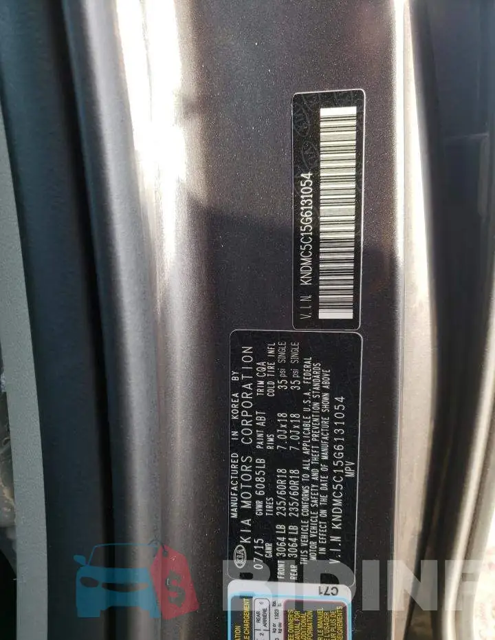 KNDMC5C15G6131054 Photo# 10