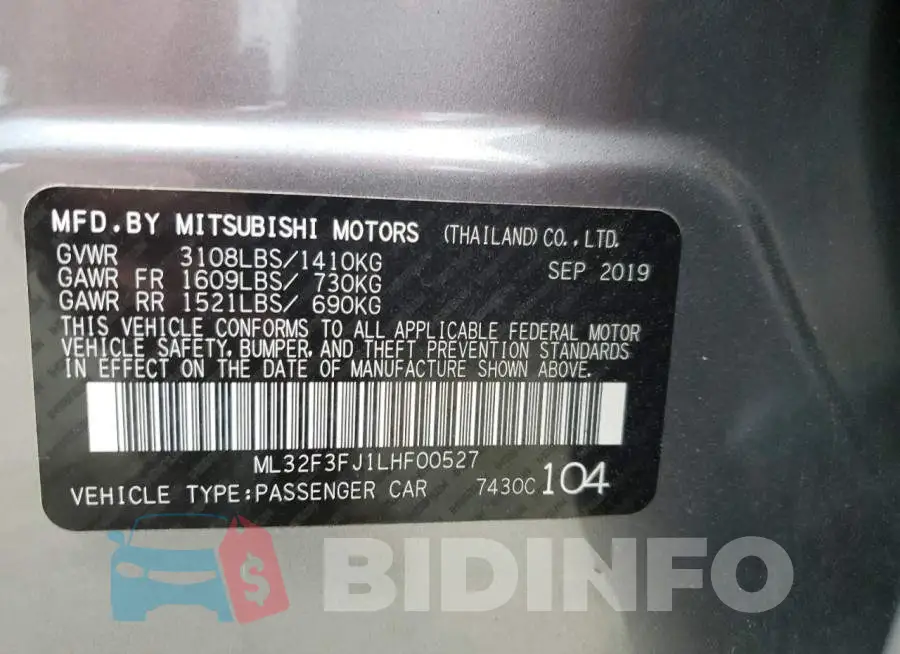 ML32F3FJ1LHF00527 Photo# 10