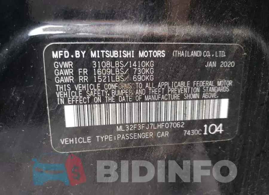 ML32F3FJ7LHF07062 Photo# 10
