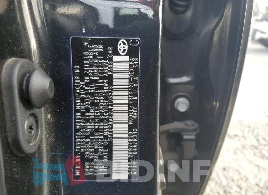 5YFEPRAE2LP105276 Photo# 10