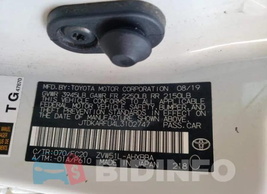 JTDKARFU4L3102747 Photo# 10