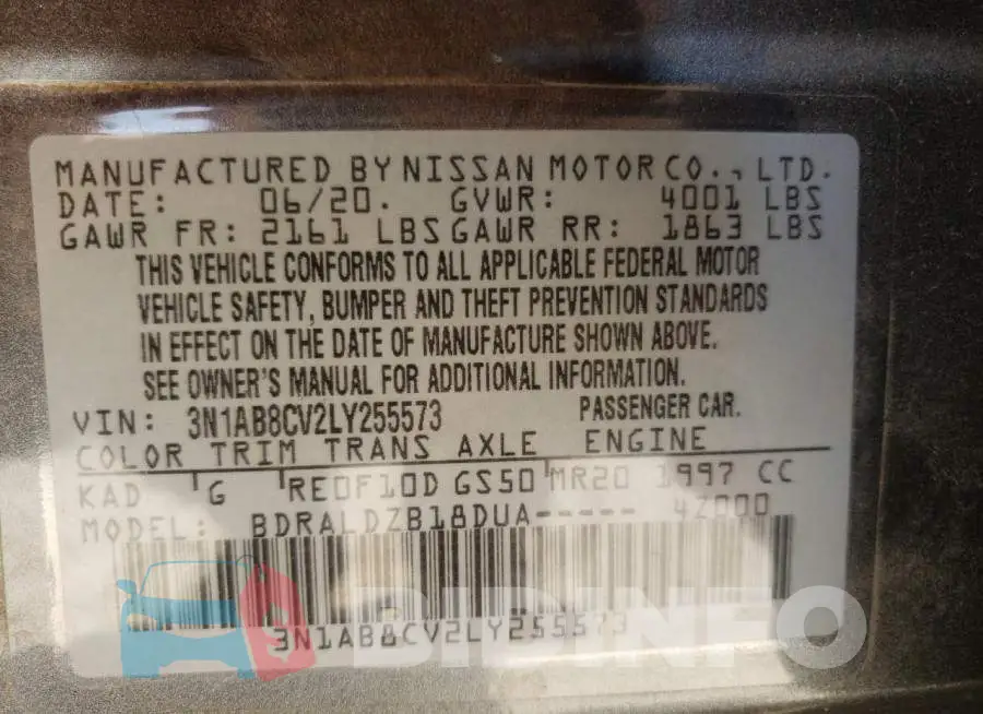 3N1AB8CV2LY255573 Photo# 10