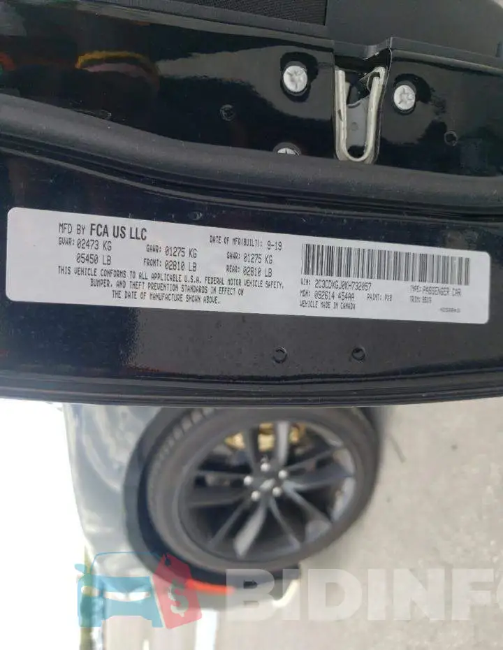 2C3CDXGJ0KH732057 Photo# 10
