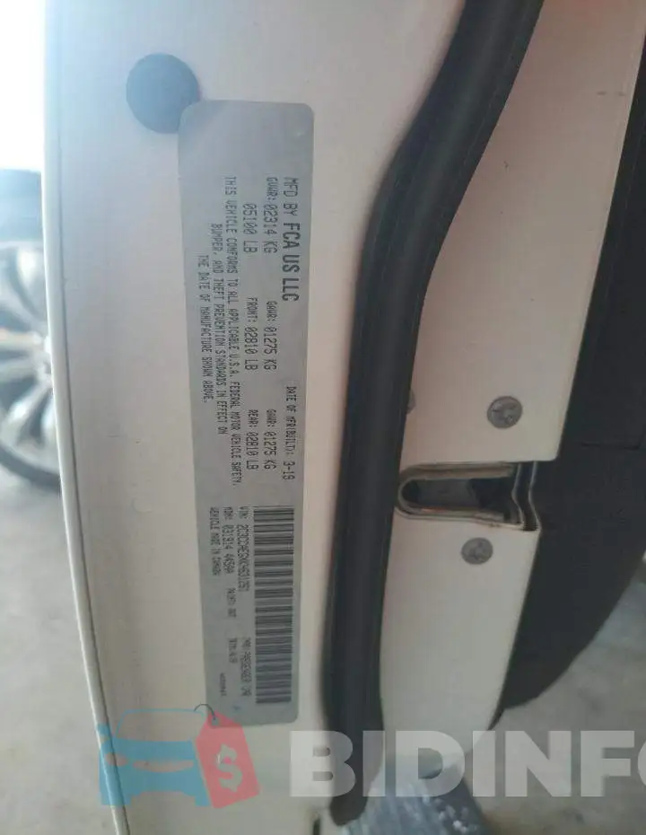 2C3CCAEGXKH631261 Photo# 10