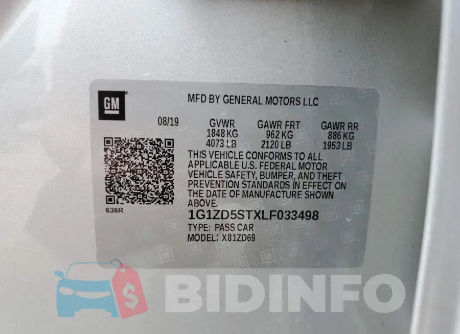 1G1ZD5STXLF033498 Photo# 10