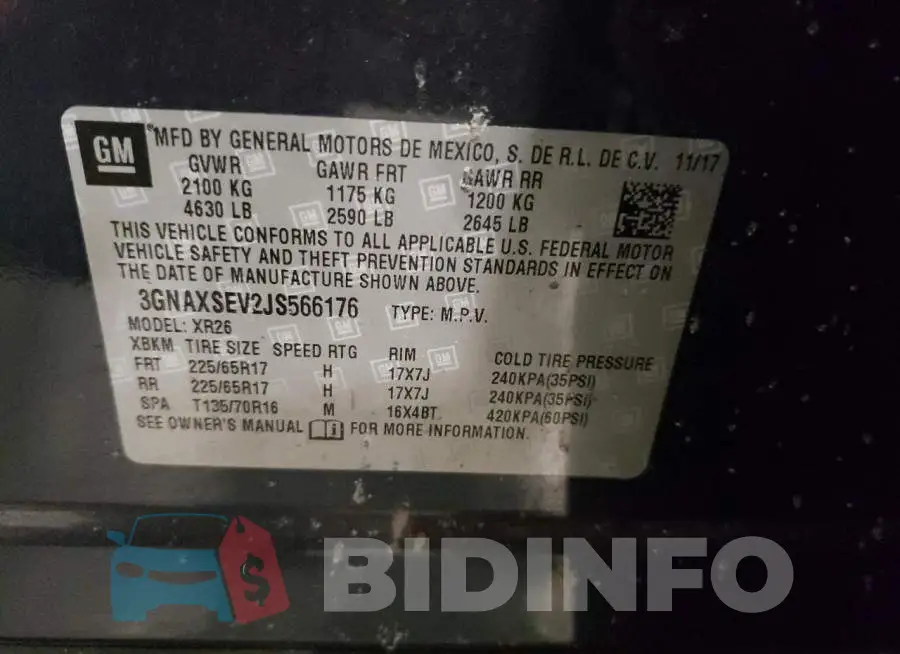 3GNAXSEV2JS566176 Photo# 10
