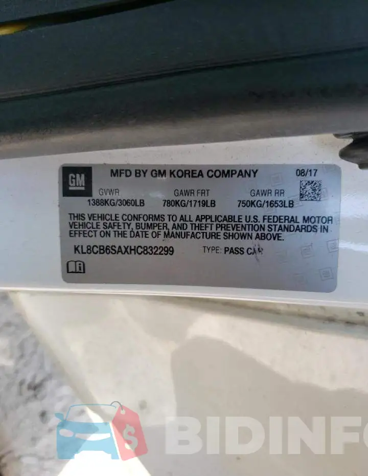 KL8CB6SAXHC832299 Photo# 10