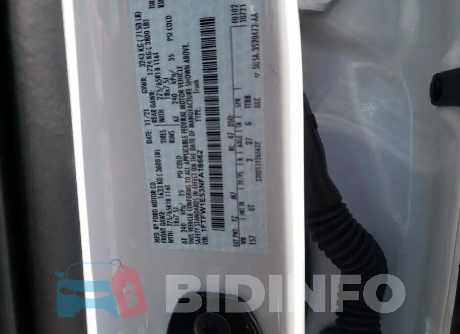 1FTFW1E53NFA18662 Photo# 10