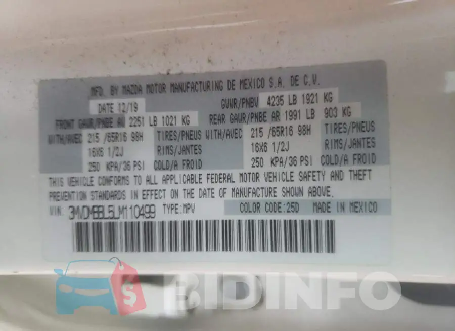 3MVDMBBL5LM110499 Photo# 10