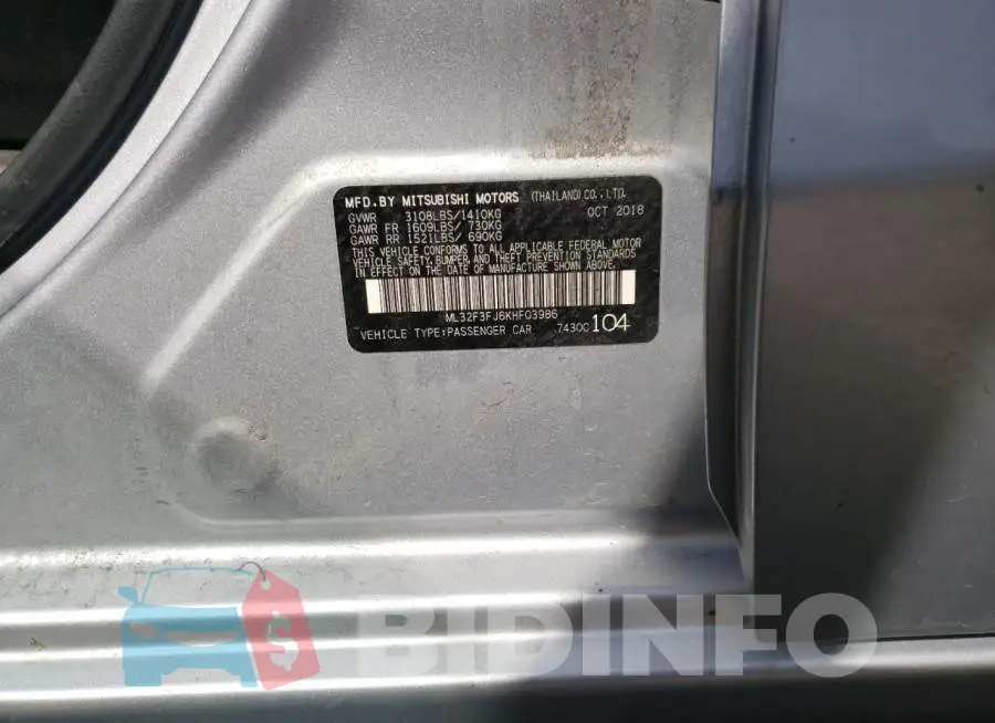ML32F3FJ6KHF03986 Photo# 10