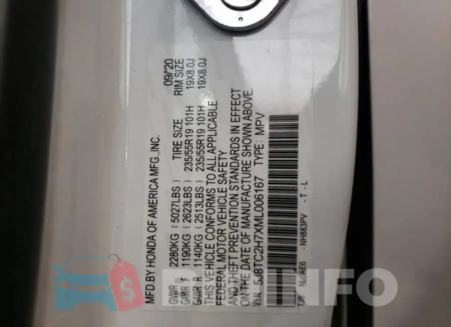 5J8TC2H7XML006167 Photo# 10