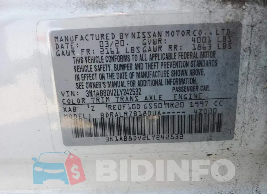 3N1AB8DV2LY242532 Photo# 10