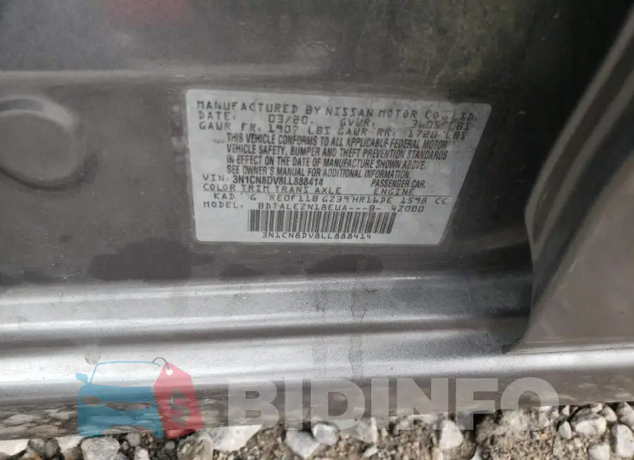 3N1CN8DV8LL888414 Photo# 10