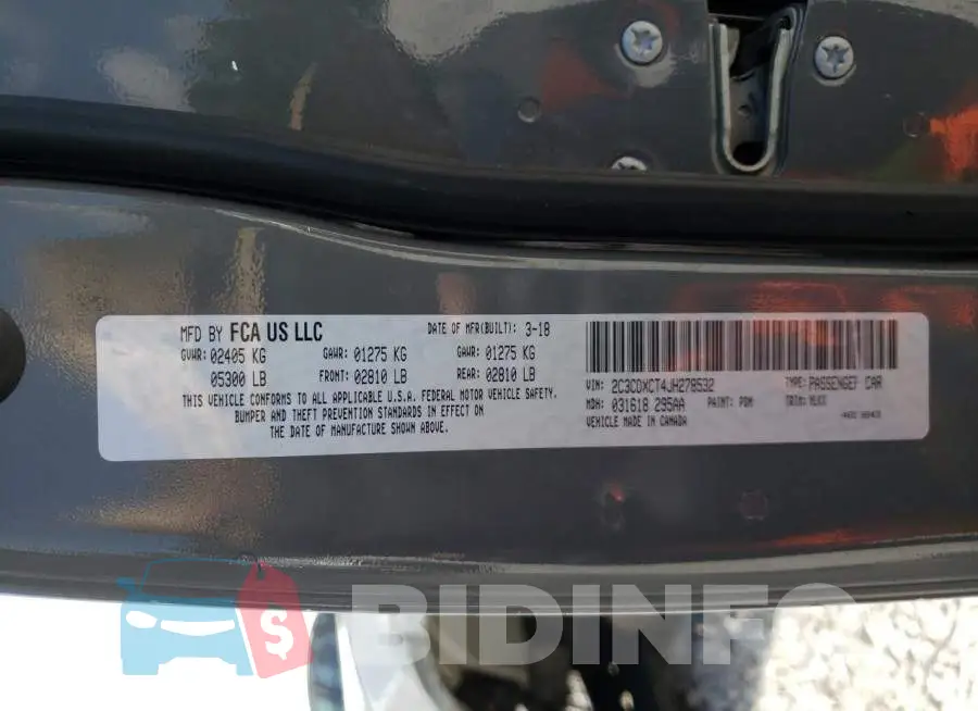 2C3CDXCT4JH278532 Photo# 10