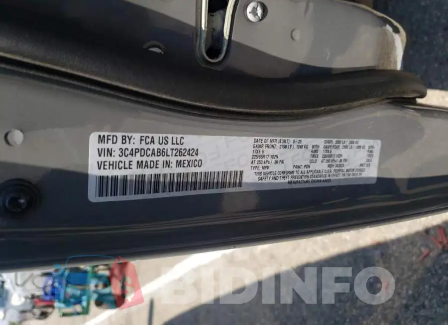 3C4PDCAB6LT262424 Photo# 10