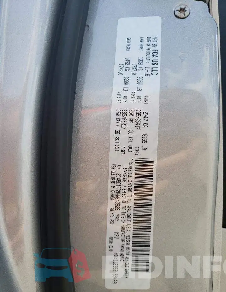 2C4RC1EG9HR643829 Photo# 10