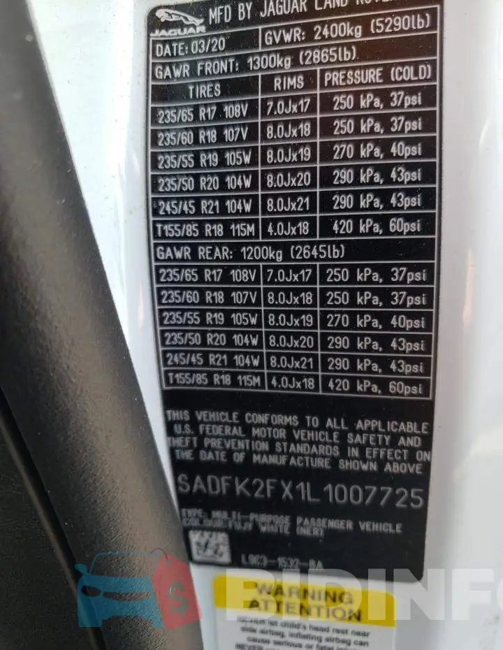 SADFK2FX1L1007725 Photo# 10