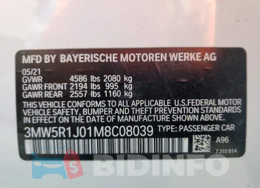 3MW5R1J01M8C08039 Photo# 10