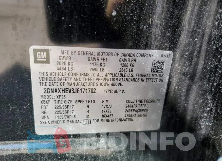 2GNAXHEV3J6171702 Photo# 10