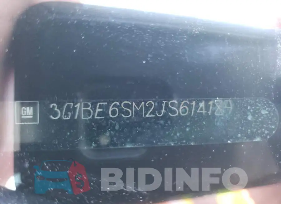 3G1BE6SM2JS614189 Photo# 10