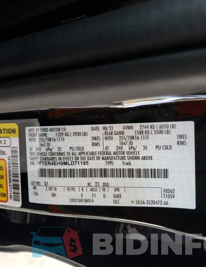 1FTER4EH0MLD71195 Photo# 10
