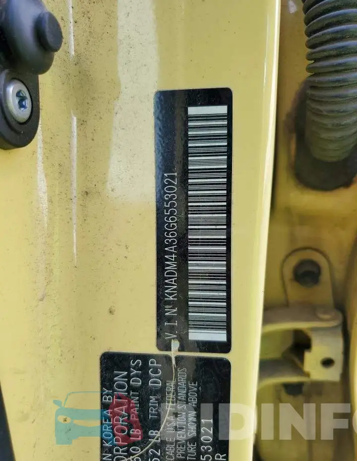 KNADM4A36G6553021 Photo# 10