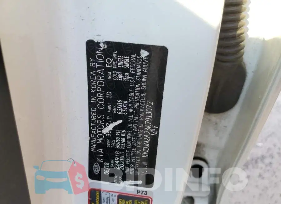 KNDJN2A23K7913072 Photo# 10