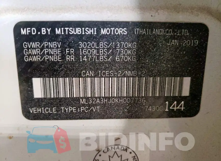 ML32A3HJ0KH007736 Photo# 10