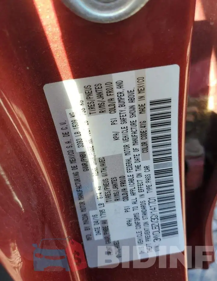 3MYDLBZV3GY141701 Photo# 10