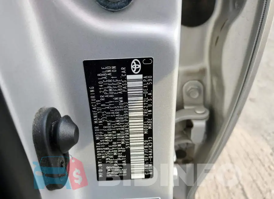 5YFEPRAE5LP099053 Photo# 10