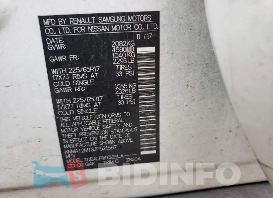 KNMAT2MT3JP521587 Photo# 10