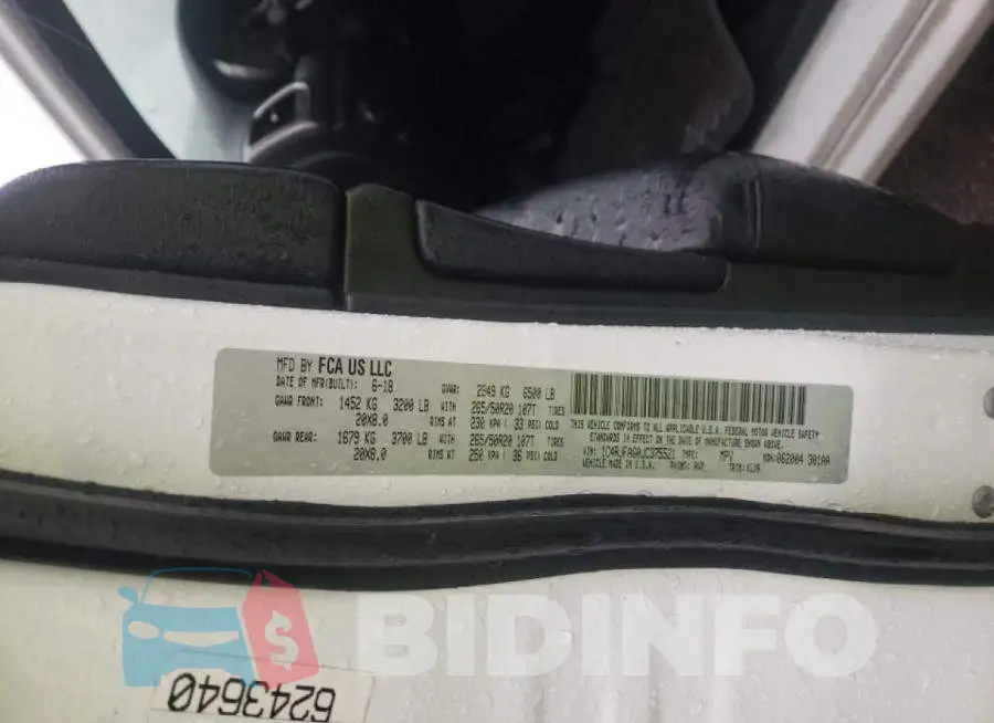 1C4RJFAG0JC375521 Photo# 10