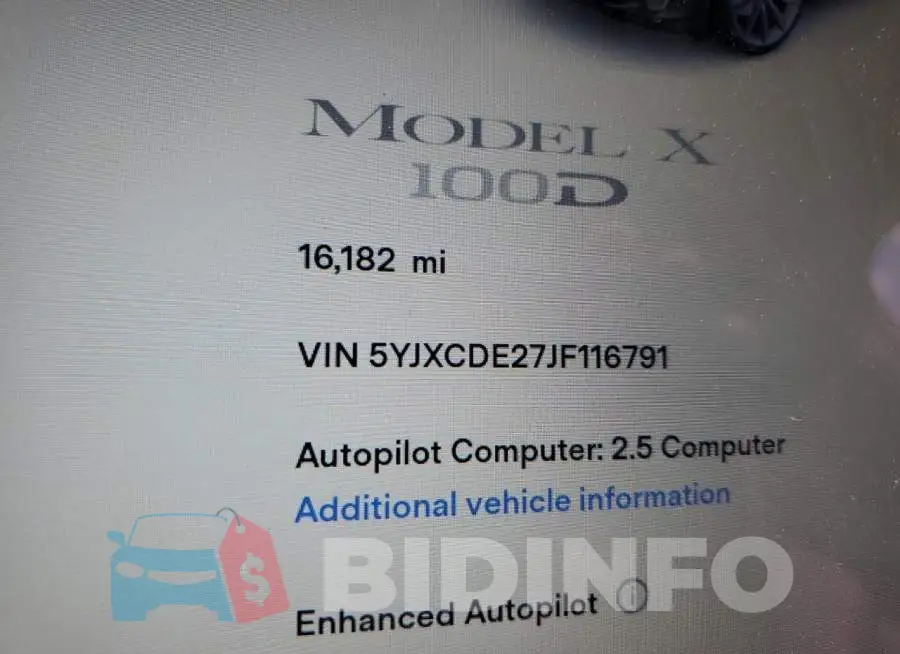5YJXCDE27JF116791 Photo# 8