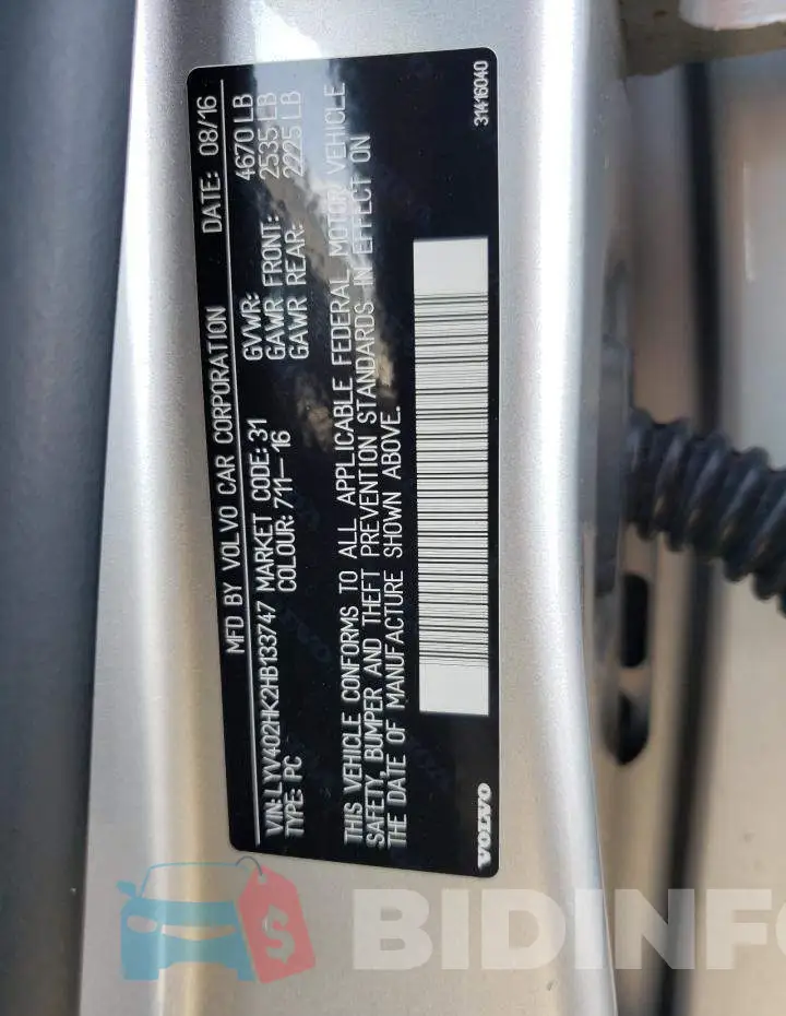 LYV402HK2HB133747 Photo# 10