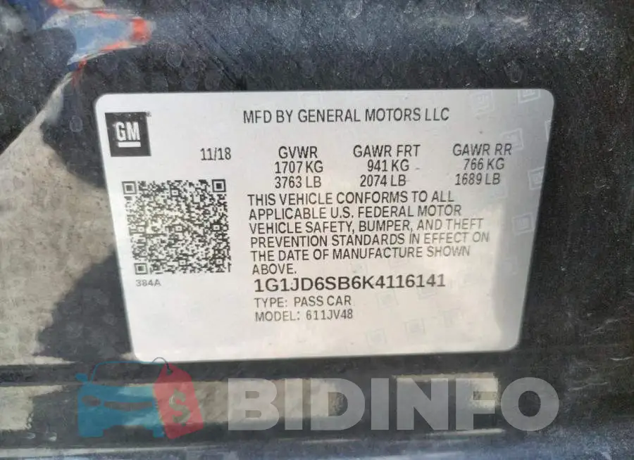 1G1JD6SB6K4116141 Photo# 10