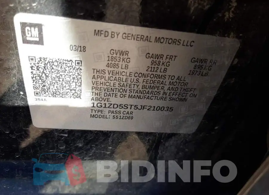 1G1ZD5ST5JF210035 Photo# 10