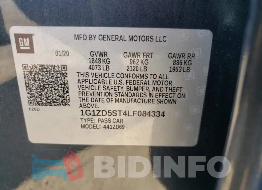 1G1ZD5ST4LF084334 Photo# 10