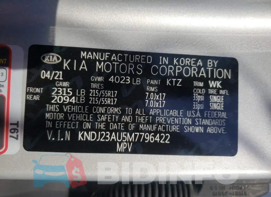 KNDJ23AU5M7796422 Photo# 10